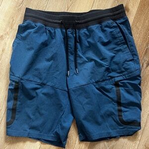 Under Armour Men's Navy and Black Athletic Shorts